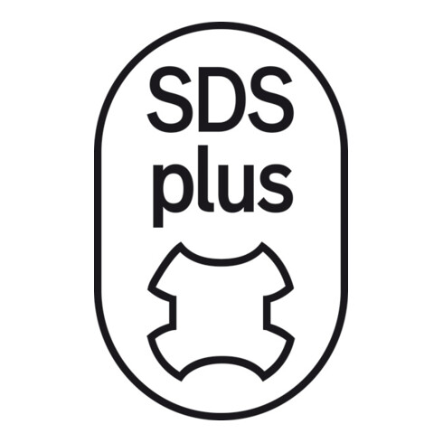 Bosch adapter SDS plus naar 1/2" buitenvierkant SDS plus