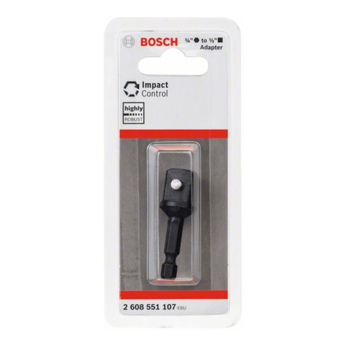 Bosch adapter voor 1/2" doppen, 50 mm zeskant