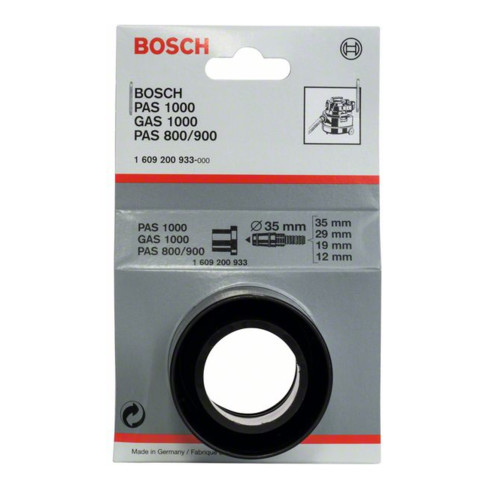 Bosch adapter voor Bosch stofzuiger 35 mm voor aansluiting 19 mm slang