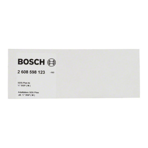 Bosch adapter voor diamantboorkroon machinezijde SDS plus kroonzijde G 1/2", 115