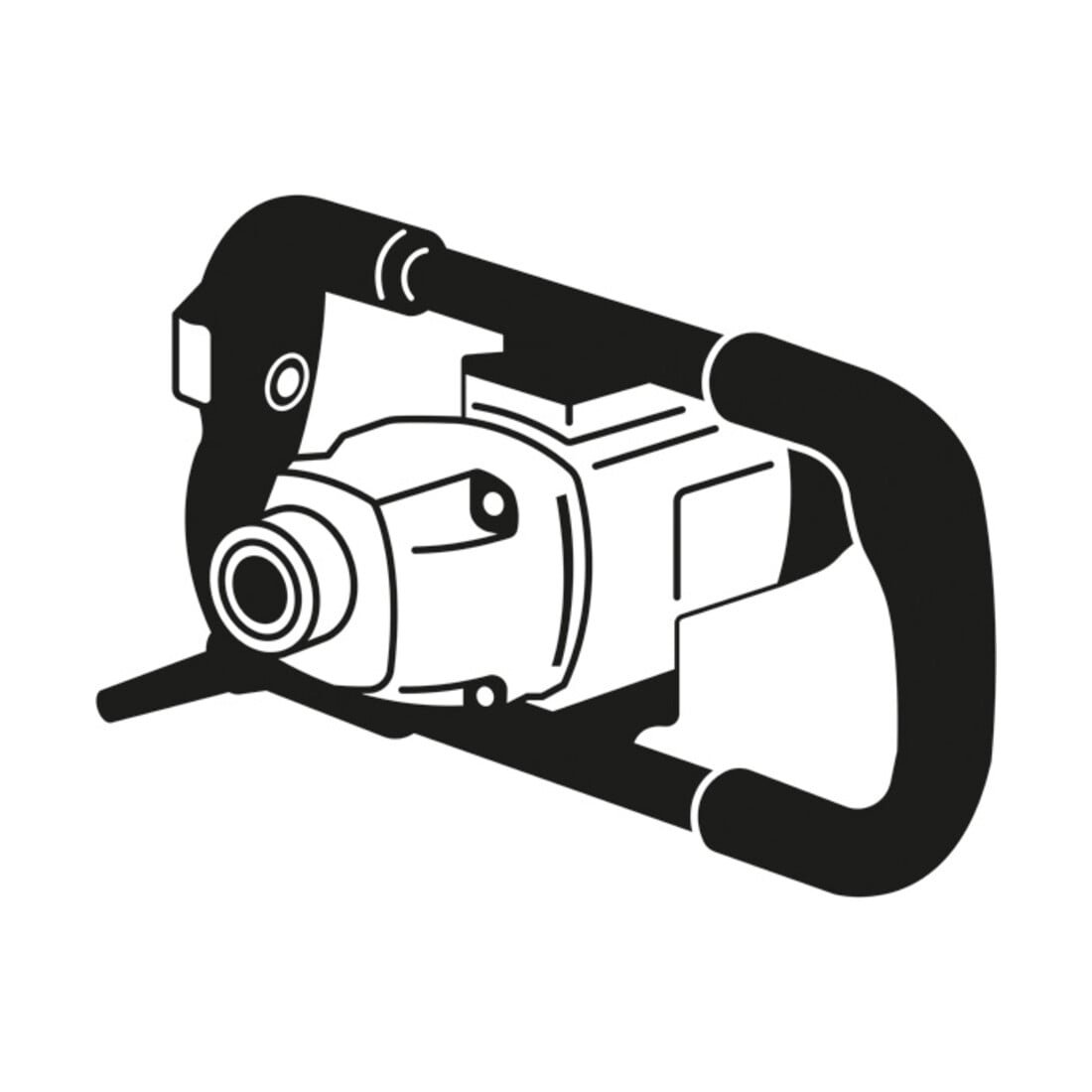 Bosch adapter voor menggardes lengte: 60 mm met binnenconus B 16