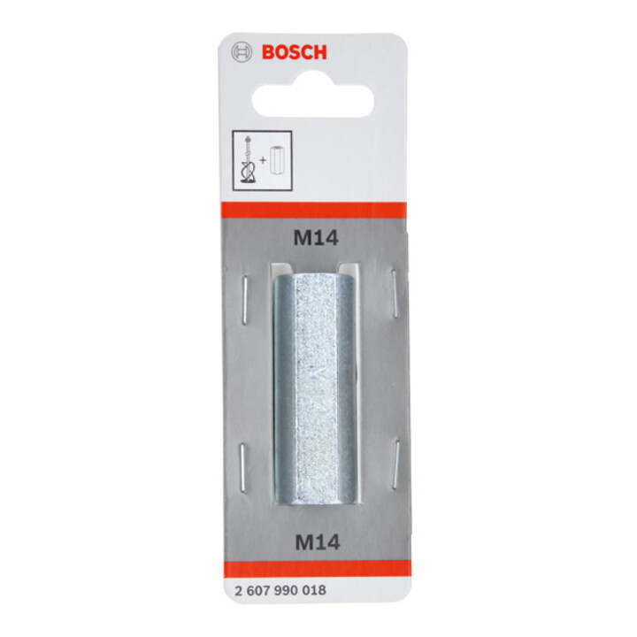 Bosch adapter voor menggardes Lengte: 60 mm met inwendige schroefdraad M 14