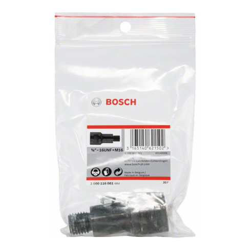 Bosch Adapter zu Diamantdosensenker Adapter Maschinenseite: 5/8"-16UNF mit M 16