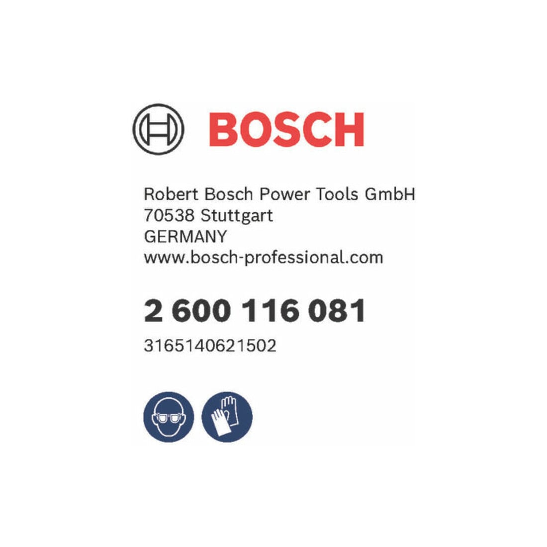 Bosch Adapter zu Diamantdosensenker Adapter Maschinenseite: 5/8"-16UNF mit M 16