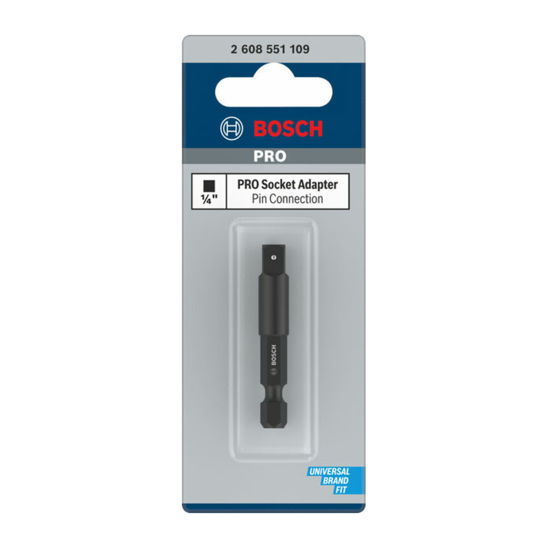 Bosch Adapter zu Steckschlüsseleinsätze 1/4", 50 mm Außensechskant