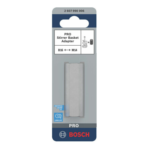 Bosch Adattatore per cestelli di agitazione L60mm con cono interno B 16