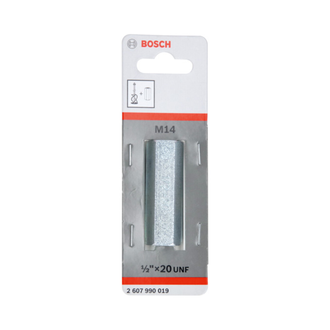 Bosch Adattatore per cestelli di agitazione L60mm con filettatura interna 1/2"-20 UNF