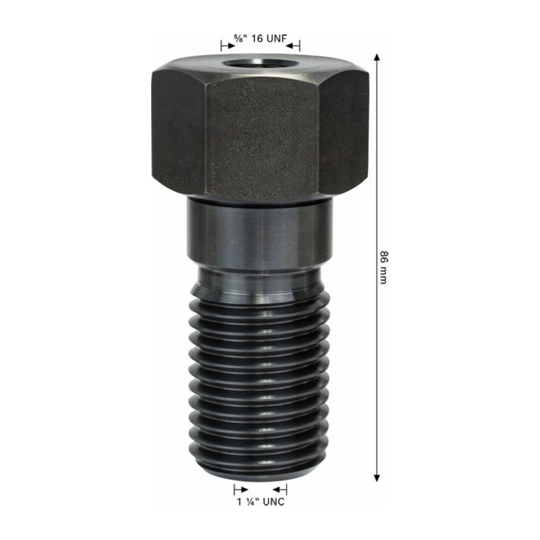 Bosch Adattatore per corone diamantate lato macchina 5/8" 16 UNF lato corona1 1/4" UNC