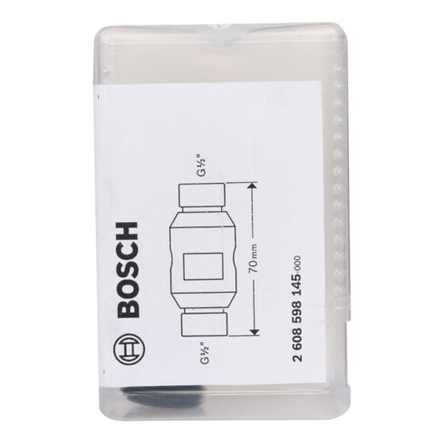 Bosch Adattatore per corone diamantate lato macchina G 1/2", lato corona G 1/2"