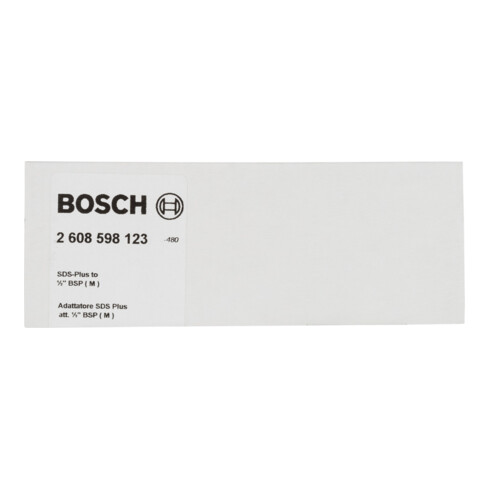 Bosch Adattatore per testine di foratura diamantate lato macchina SDS più lato corona, filettatura 1/2", 115