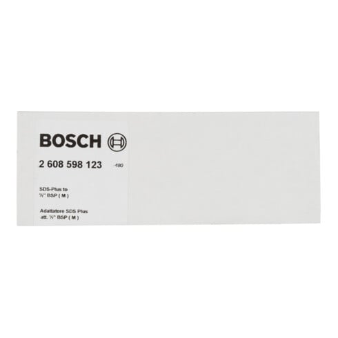Bosch Adattatore per testine di foratura diamantate lato macchina SDS più lato corona, filettatura 1/2", 115