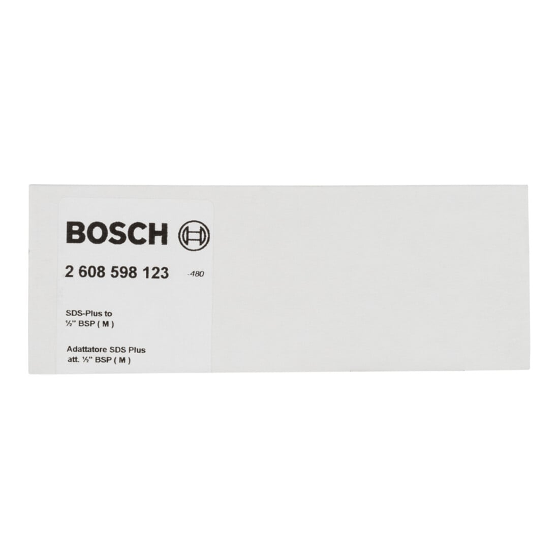 Bosch Adattatore per testine di foratura diamantate lato macchina SDS più lato corona, filettatura 1/2", 115