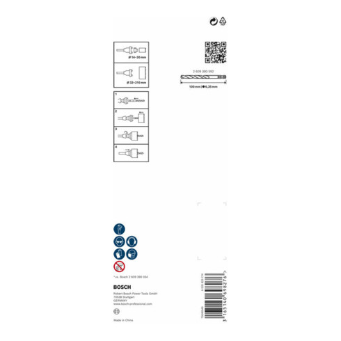 Bosch Adattatore SDS plus 14 - 210mm