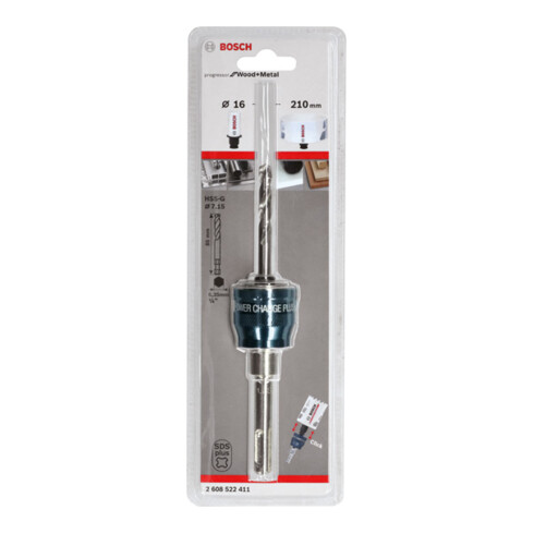 Bosch Adattatore SDS plus Power Change Plus, con punta HSS-G 7,15 x 85 mm