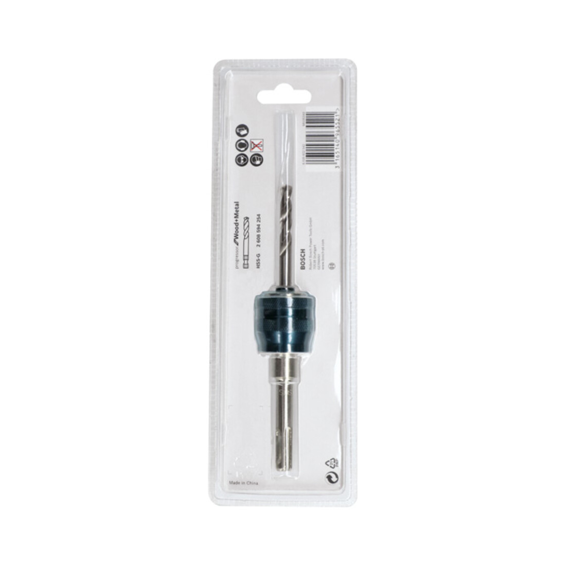 Bosch Adattatore SDS plus Power Change Plus, con punta HSS-G 7,15 x 85 mm