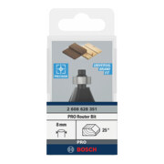 Bosch afkant/vlakfrees 8 mm D1 23,7 mm B 5,5 mm L 12 mm G 54 mm 25°-2