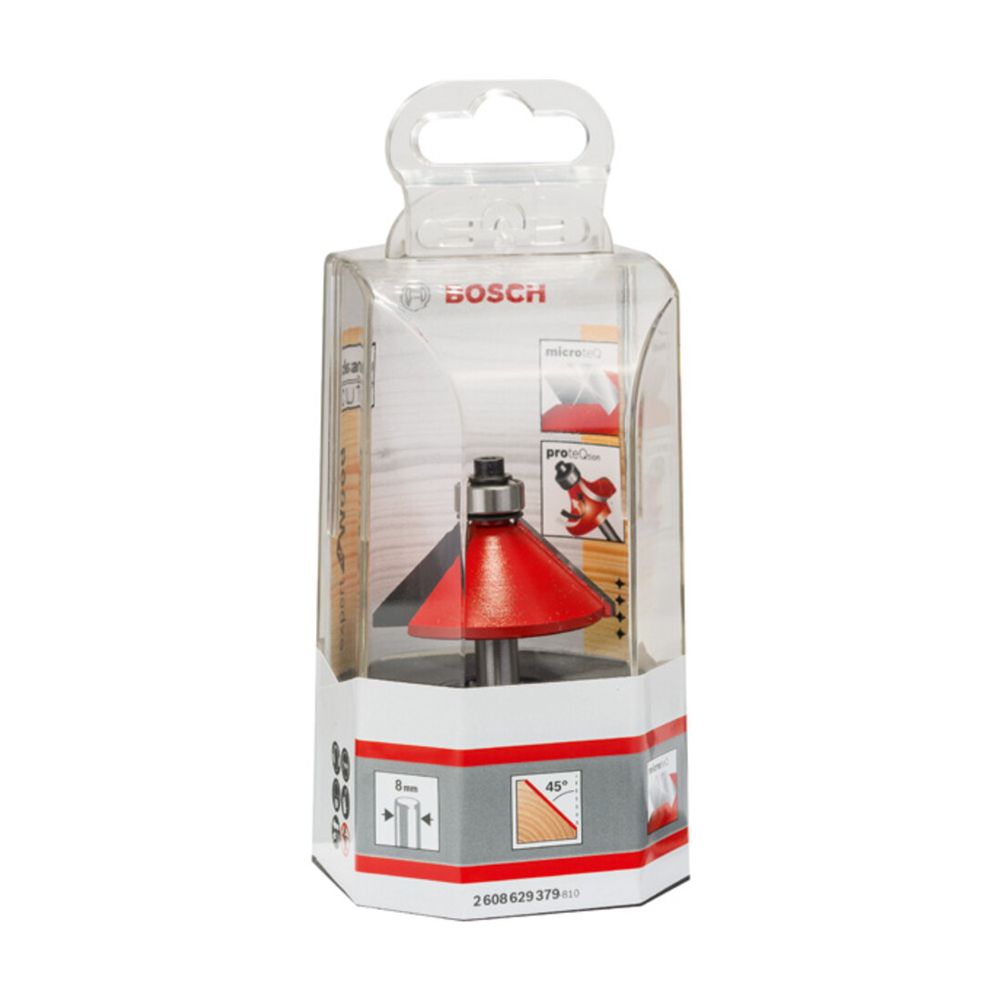 Bosch afkantfrees 8 mm D 44 mm L 18,5 mm G 61 mm