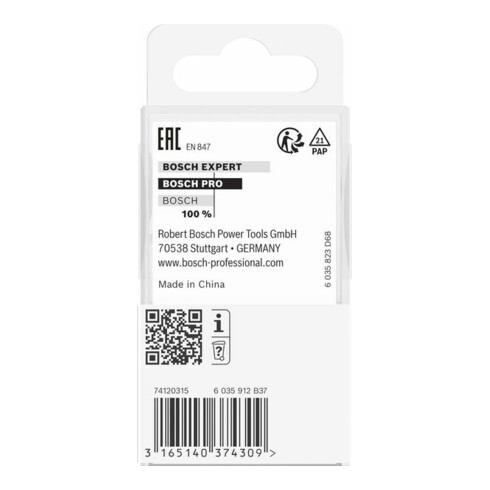 Bosch afrondfrees 6 mm R1 9,5 mm D 31,8 mm L 16,2 mm G 57 mm