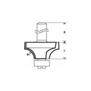 Bosch afrondfrees 55 mm