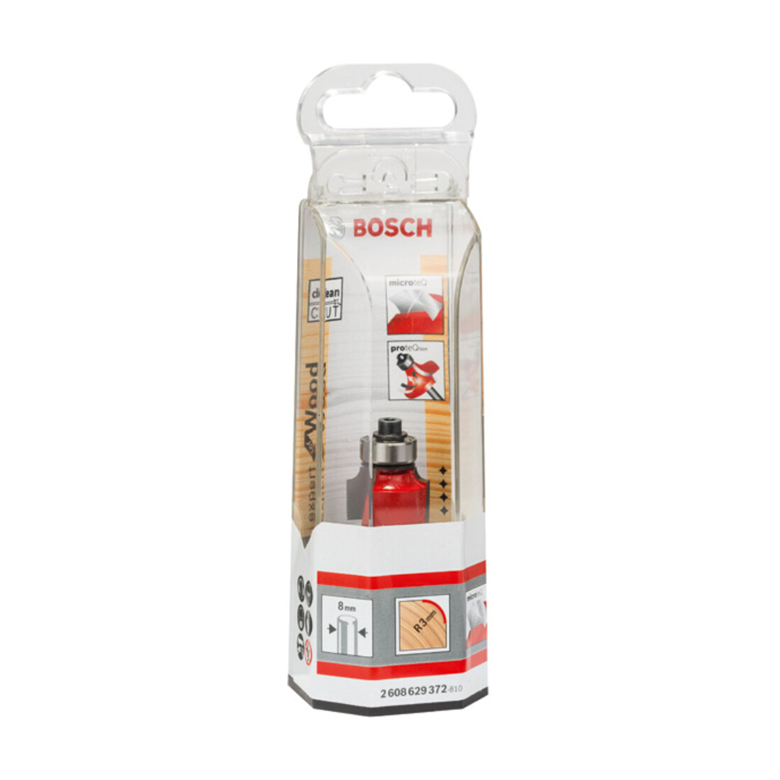 Bosch afrondfrees Expert for Wood 8 mm D 18,7 mm R1 3 mm L 12,7 mm G 55 mm