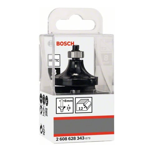 Bosch afrondfrees Standard for Wood 8 mm R1 12 mm L 19 mm G 60 mm