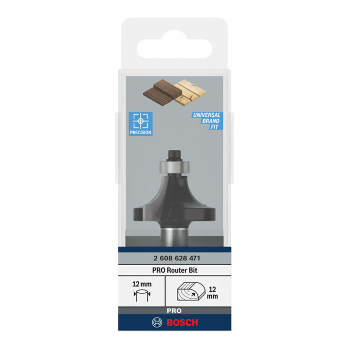 Bosch afrondfrees Standard for Wood 12 mm R1 12 mm L 19 mm G 70 mm