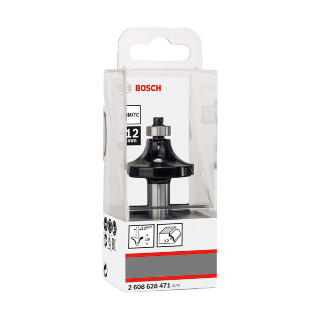 Bosch afrondfrees Standard for Wood 12 mm R1 12 mm L 19 mm G 70 mm