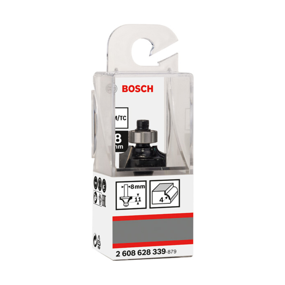 Bosch afrondfrees Standard for Wood 8 mm R1 4 mm L 10,5 mm G 53 mm