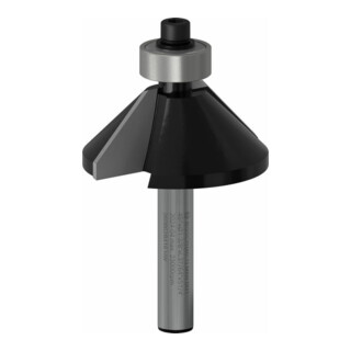 Bosch afschuin-/inloopfrees 1/4", D1 34,9 mm B 13 mm L 14,6 mm G 56 mm 45°