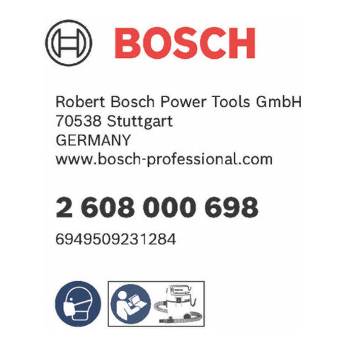 Bosch afvalzak, 5l, GAS 15 PS