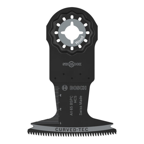 Bosch AII 65 BSPC hout duikzaagblad, Starlock, 65 x 40 mm, 5-dlg.
