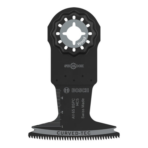 Bosch AII 65 BSPC Lama per sega a immersione in legno, Starlock, 65 x 40 mm, 10 pezzi