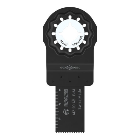 Bosch AIZ 20 AB Lama per sega a immersione Multi Materiale, Starlock, 20 x 30 mm, 5 pezzi