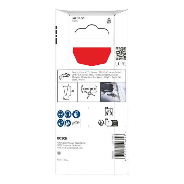 Bosch AIZ 28 SC Kunststoff Schneider, Starlock, 28 x 40 mm, 5-tlg.