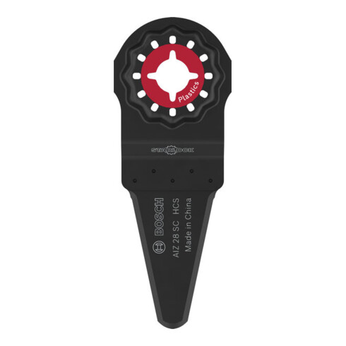 Bosch AIZ 28 SC lama per plastica, Starlock, 28 x 40 mm, 5 pezzi
