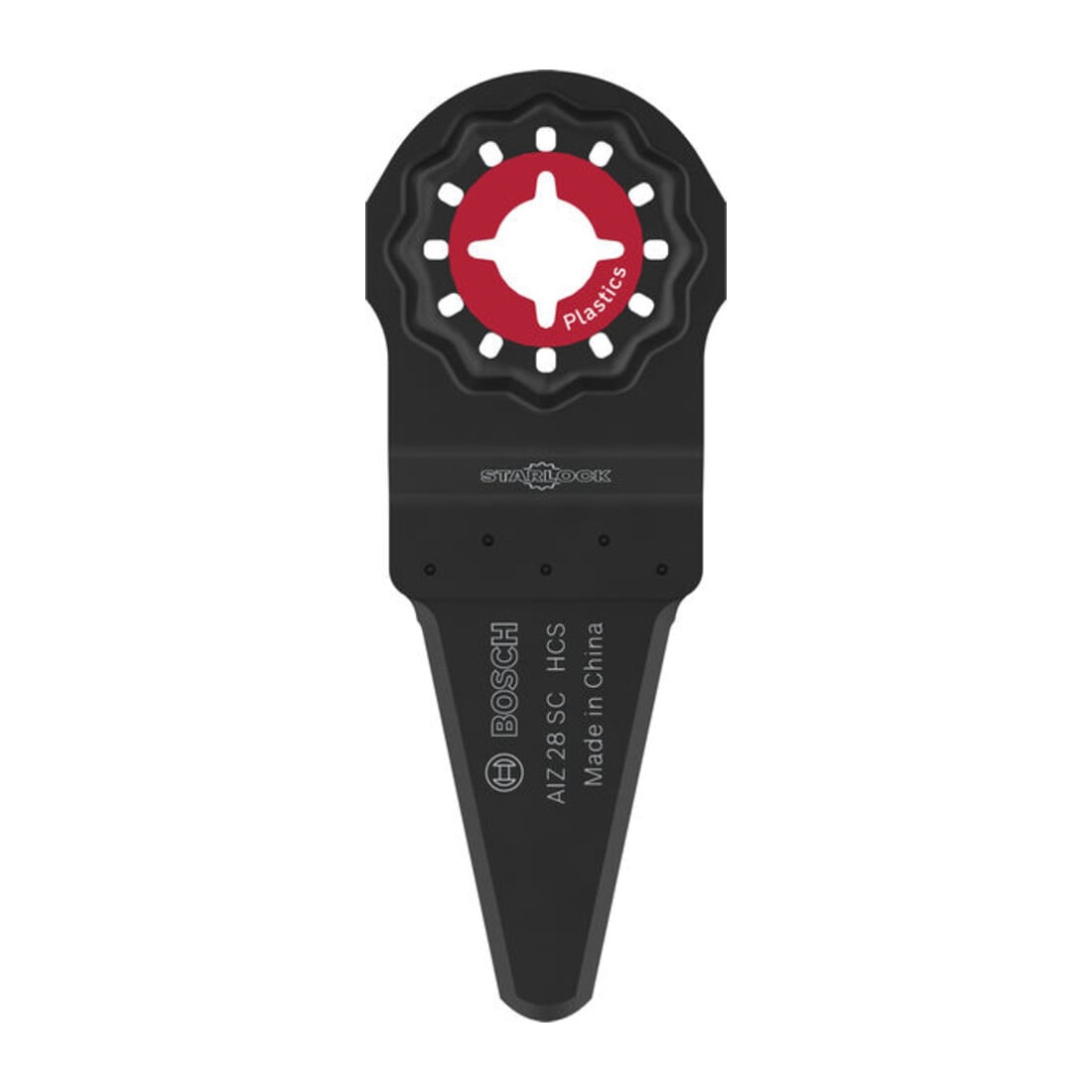 Bosch AIZ 28 SC lama per plastica, Starlock, 28 x 40 mm, 5 pezzi