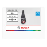 Bosch AIZ 28 SC lama per plastica, Starlock, 28 x 40 mm, TU25-4