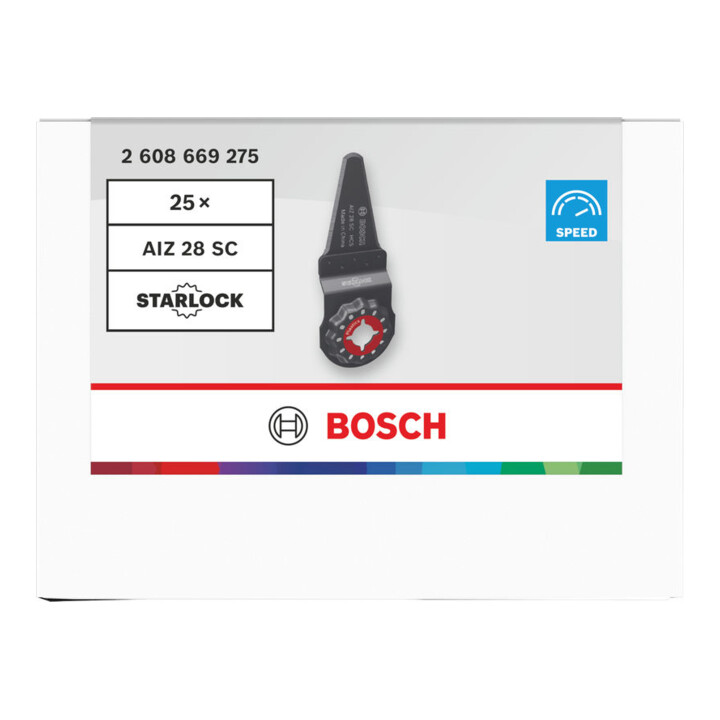 Bosch AIZ 28 SC lame de scie en plastique, Starlock, 28 x 40 mm, TU25