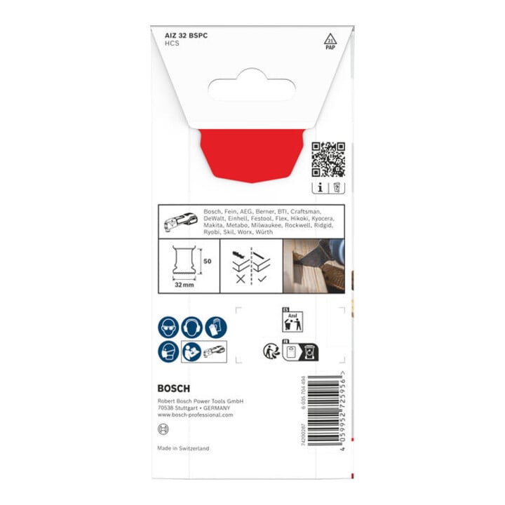 Bosch AIZ 32 BSPC Holz Tauchsägeblatt, Starlock, 32 x 50 mm