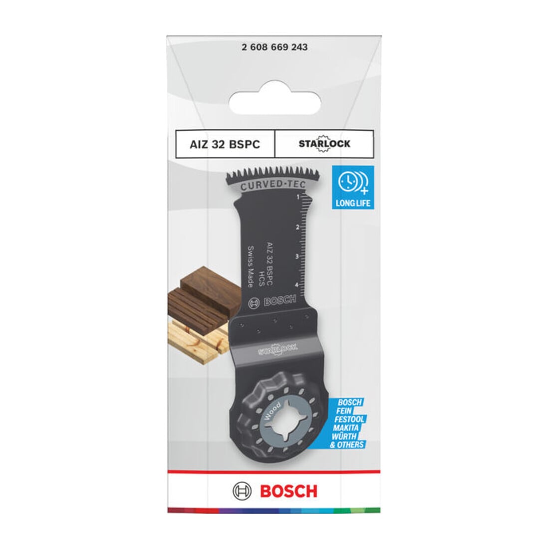 Bosch AIZ 32 BSPC hout duikzaagblad, Starlock, 32 x 50 mm