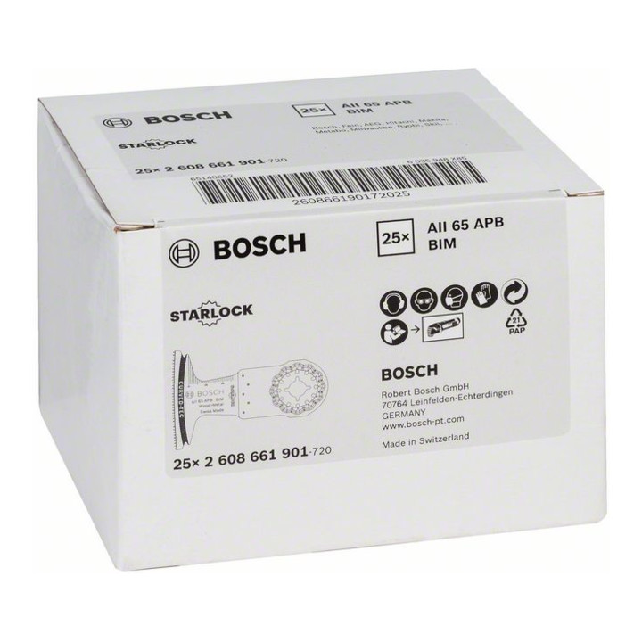 Bosch invalzaagblad AIZ 65 BB Wood and Nails , BIM, 40 x 65 mm