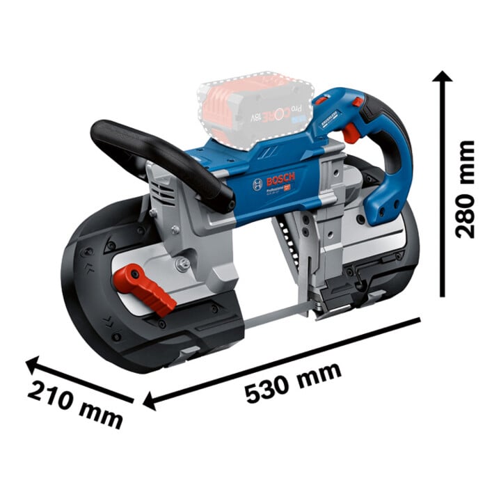 Bosch Akku-Bandsäge GCB 18V-127 solo