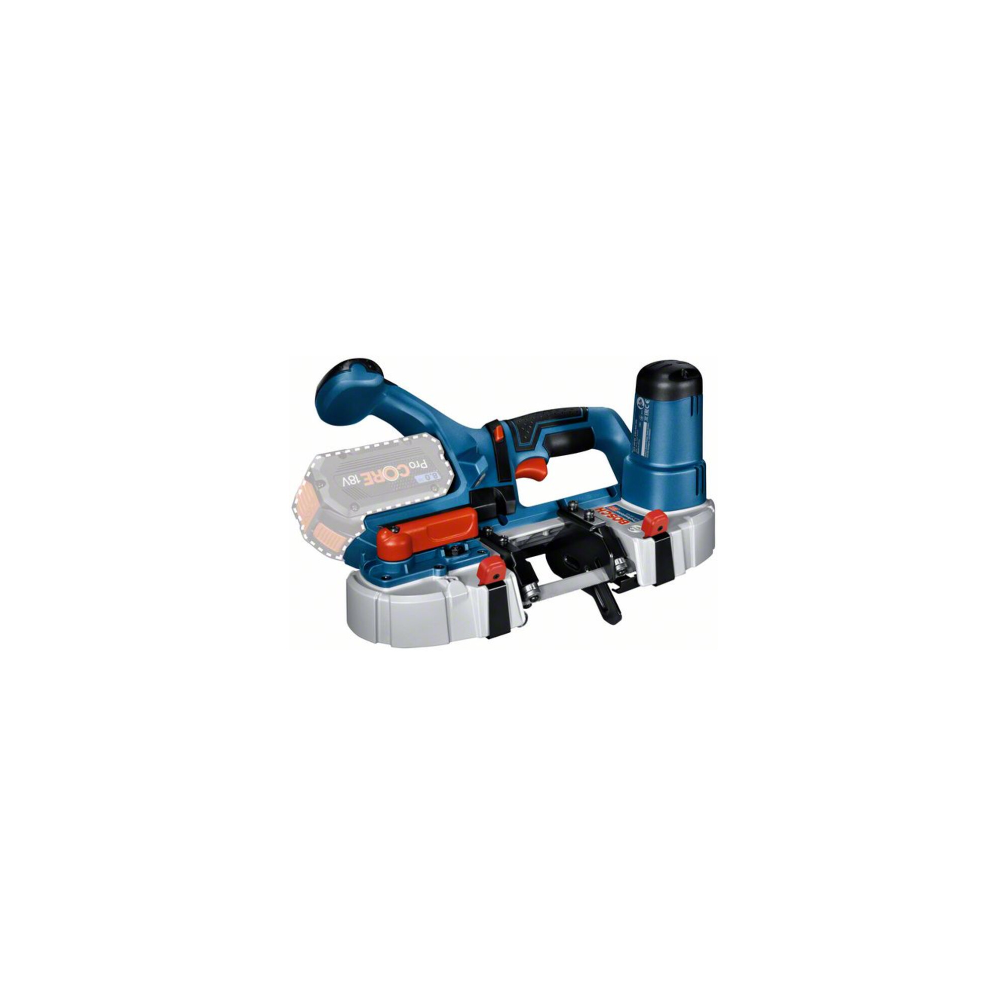Bosch Akku-Bandsäge GCB 18V-63, Solo Version