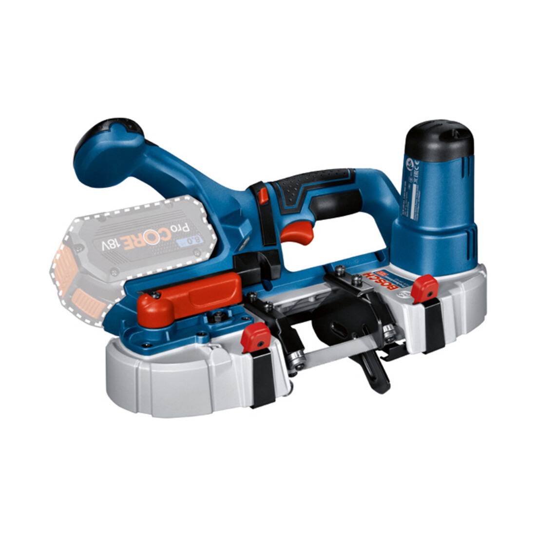 Bosch Akku-Bandsäge GCB 18V-63, Solo Version