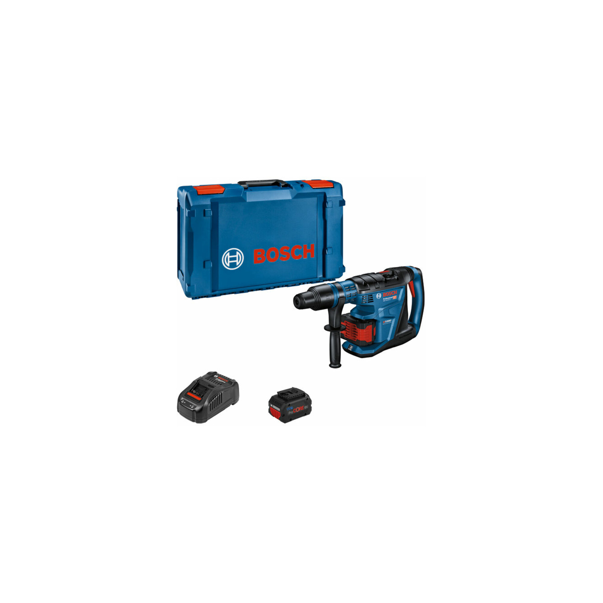 Bosch Akku-Bohrhammer BITURBO mit SDS max GBH 18V-40 C, 2 Akku ProCORE18V 5.5Ah