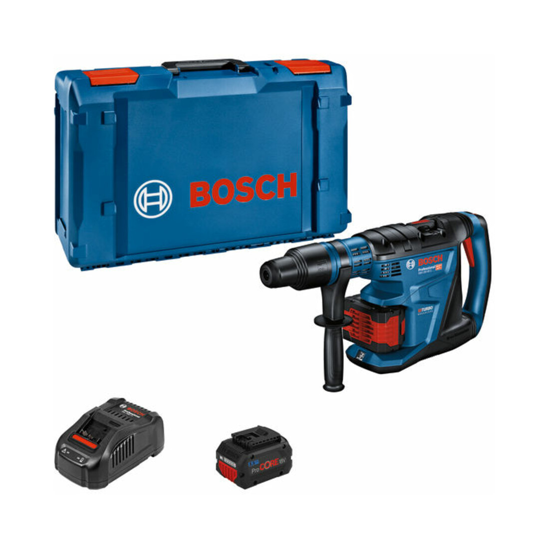 Bosch Akku-Bohrhammer BITURBO mit SDS max GBH 18V-40 C, 2 Akku ProCORE18V 5.5Ah