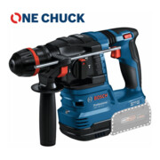 Bosch Akku-Bohrhammer mit ONECHUCK GBH 18V-22 X, 2 x Akku GBA 18V 4.0Ah in L-BOXX 136