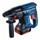 Bosch Akku-Bohrhammer mit SDS plus GBH 18V-20 mit 2 x 4,0 Ah Li-Ion Akku L-BOXX-1
