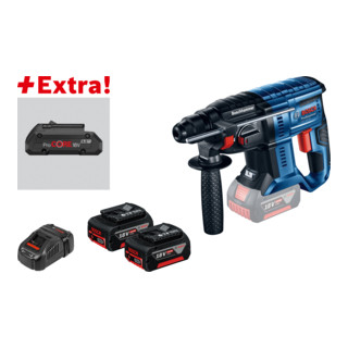 Bosch Akku-Bohrhammer mit SDS-plus GBH 18V-20, mit 2 x 5,0 Ah Akku, ProCORE18V 4,0 Ah