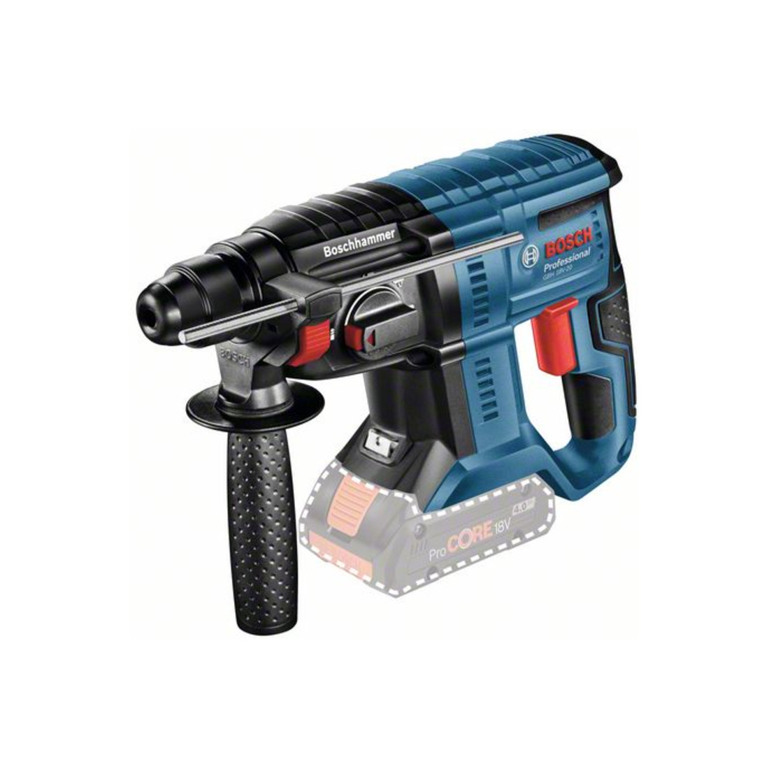 Bosch Akku-Bohrhammer mit SDS plus GBH 18V-20 Solo Version